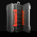 Double Sided Plastic Fishing Box-Stream Use Tackle Organizer for Lures Hooks & Accessories
