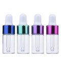Cheap Price Pink Pipette Eye Dropper Bottle 1ml 2ml 3ml 5ml Small Aluminum Cap Glass Serum Dropper Bottle