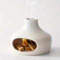 Ceramic Palo Santo Holder Cone Incense Burner Handmade Sage Burning Holder Modern Chimney Incense Burner Meditation Gift