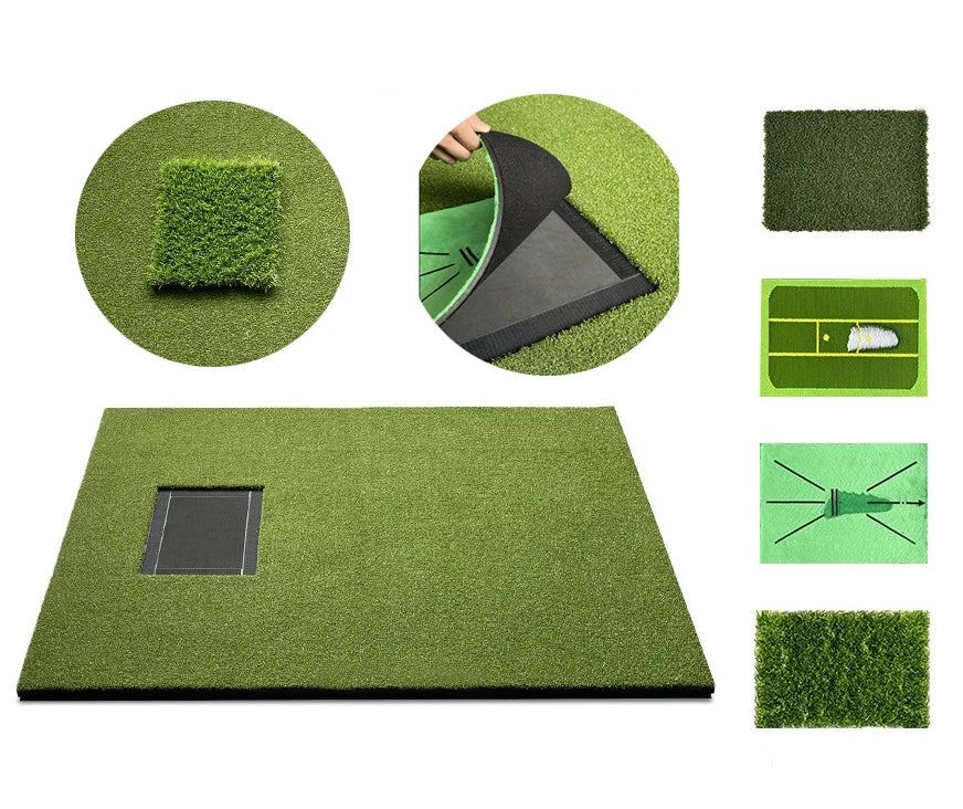 New Style Forever Brand Whole Sale Factory Price Golf Swing Mat Combined Driving Practice Mat Replacement Grass 120x150cm PP
