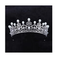 Cubic Zirconia Freshwater Pearl Bridal Wedding Tiaras  Wedding Head Accessories Crown