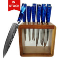 Wholesale Custom German Stainless Steel Bread Cutter Fruit Steak Carving Vegetable Slice Boning Utility Chef Kitchen Knives Set
