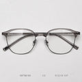 2024 New Retro Personality Eyebrow Frame Female Leisure Trend Half Frame Anti Blue Light Glasses Classic Flat Light Glasses