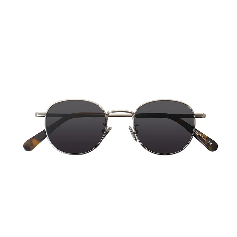 Best Seller Circle Brown Lens Gold Metal Sunglasses China Manufacturers