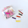Wholesale Manicure Set Colorful Mini Nail File and Orange Wood Stick Set for Nail Sticker in Stock