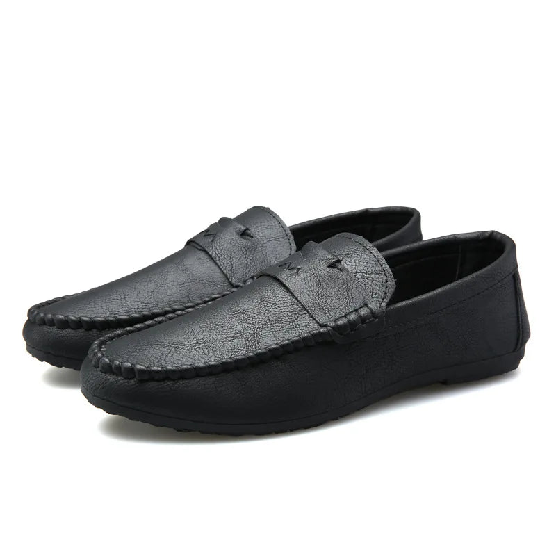 Men's Retro Casual Shoes Man Fashion Lazy Shoes Male Business Dress Office Loafers Moccasin  Man's Driving Shoes DropShipping