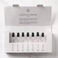 Factory Custom Luxury Perfume Sample Set Packaging Collapsible Gold Foil Box with Stamping and Embossing for Cosmetics