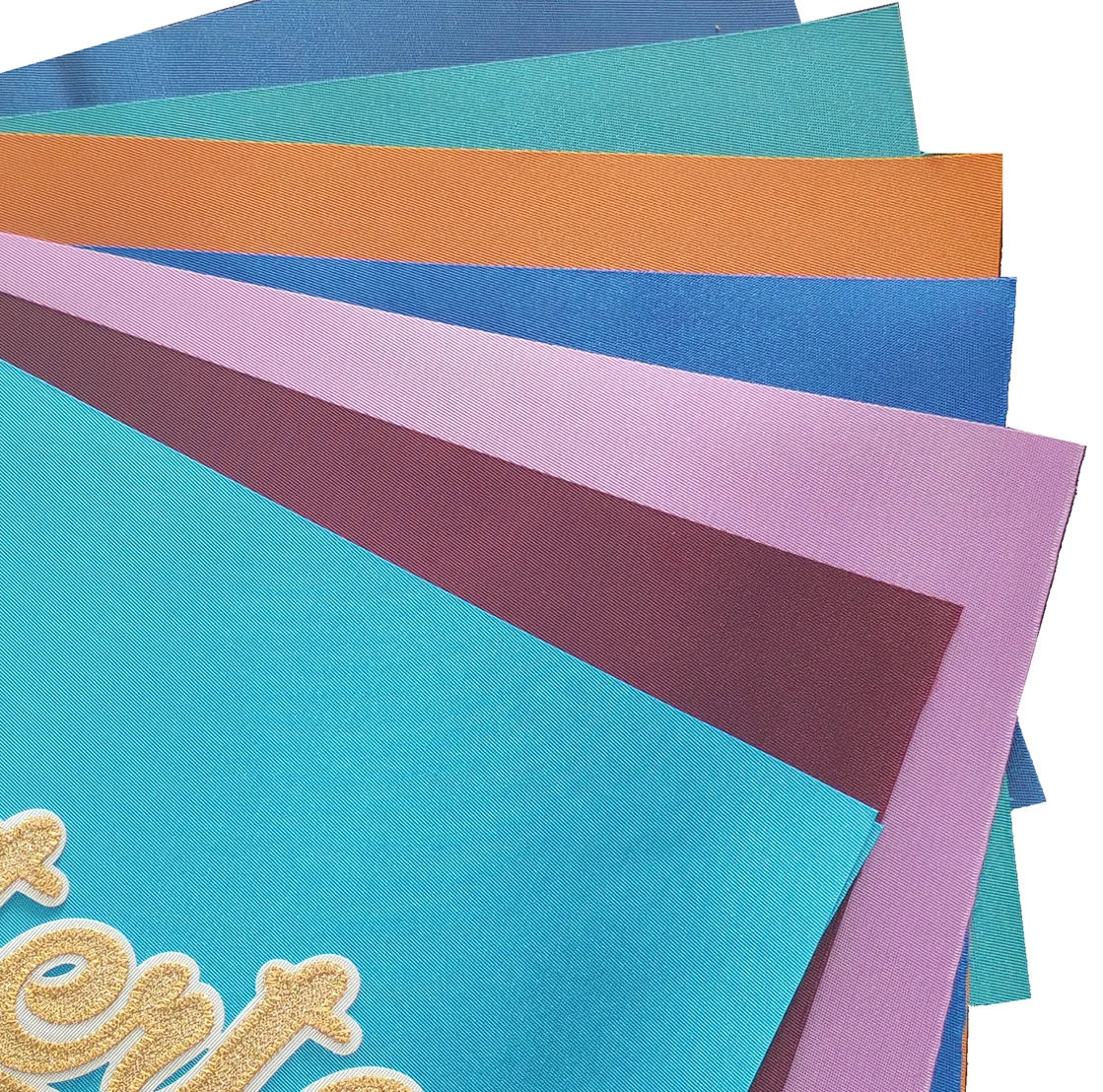 A4 Size Adhesive Backing Applique Fabric for Heat Press Labels  Tackle Twill Iron Label Tatami BADGES FABRIC SHIELDS FABRIC