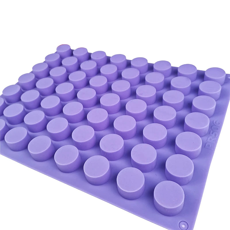 Early Riser 56 Cavity Cylindrical Cake Chocolate Mold Cake Tools Baking Molds for Making Chocolate Jelly Top Sell Tools