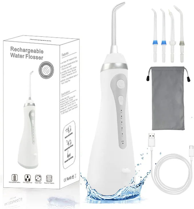 Carepik Large Tank Travel Wireless Water Teeth Pick Power Flossing Cleaner Tooth Flusher Machine Oral Flossers
