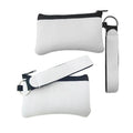 Neoprene Washable Blanks Wallet Small Zipper Purse Credit Card Pouch for Sublimation