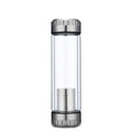 Double Wall Drinking Glass Water Bottles with Long Strainer MegaBDM