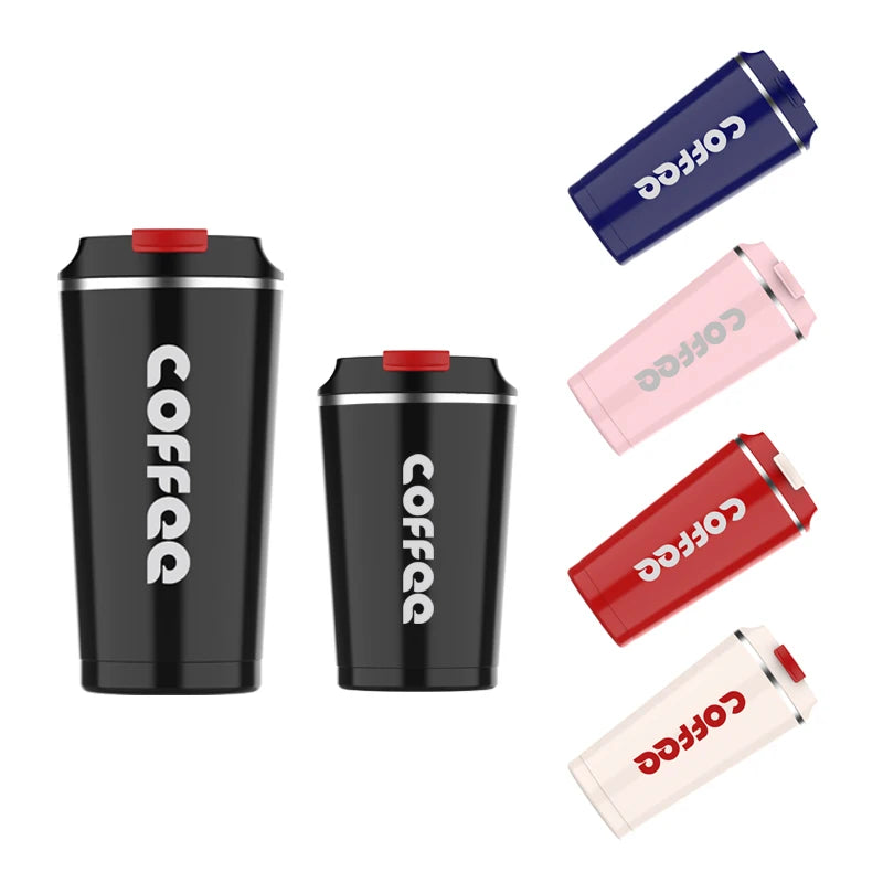 Coffee Mug Cups Custom Travel Coffee Mugs Insulated Tumbler Stainless Steel Cute Luxury Custom Logocoffee Travel Mug Pink