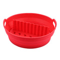 Silicone Baking Pan Air Fryer Liner Oven Safe Tray Foldable Mat Round Pad Food Grade Bakeware Non Stick Sheet Heat Resistant
