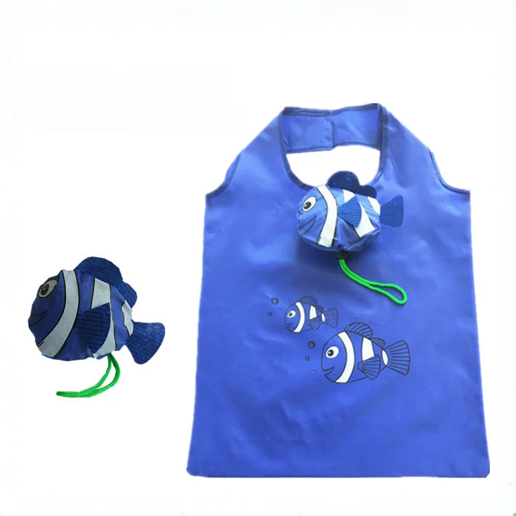 Custom Design Nylon Foldable Reusable Tote Shopping Bag Recyclable Shopping Bag With Printing Logo