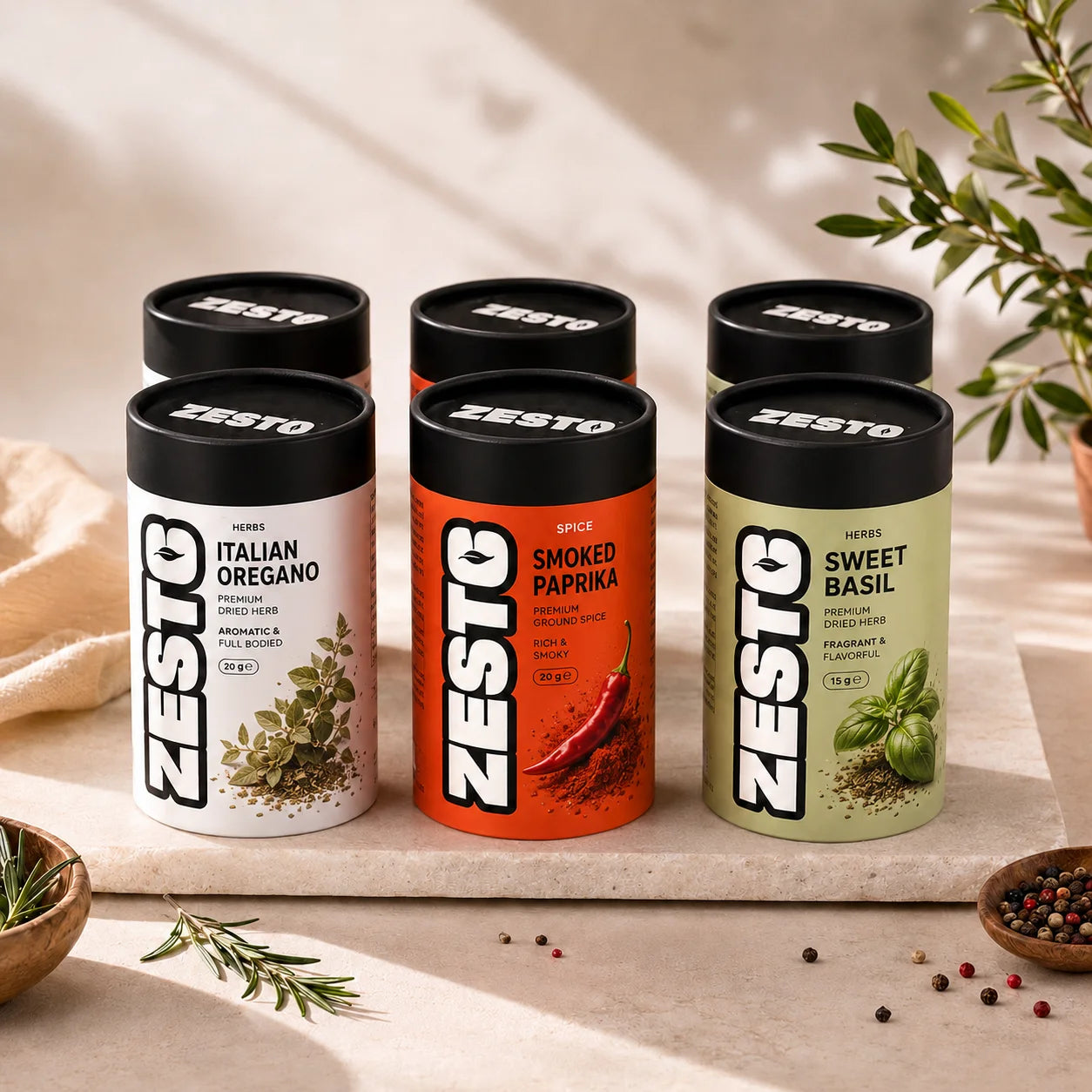 Custom Eco-Friendly Food Grade Paper Tube for Coffee Matcha Tea Powder Kraft Cardboard Cylinder Packaging with Lid for Spices