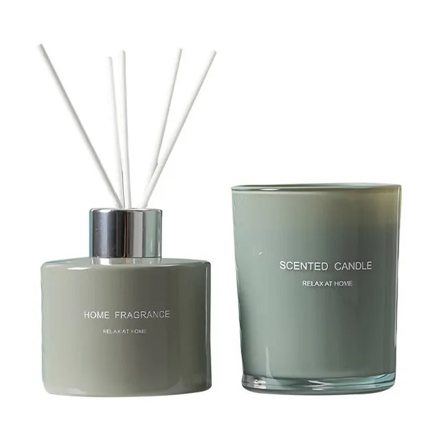 New Set Long-Lasting Glass Scented Soy Vegetable Wax Candles Essential Oil Aromatherapy Fragrance for Home Ramadan Diwali Easter