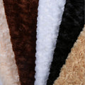 Terciopelo PV Milled Pv Velvet for Winter Thickened Milled Velvet Soft Rose Flannel Slipper Hat Plush Toy Rose Velvet Fabric