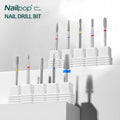 Nailpop Professional Art Nail Supplies Tungsten Carbide Diamond Nail Drill Bits Manicure Cuticle Nail Cutter Grinding Machine