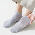 Multi Color Breathable Ankle Socks Sweat-absorbing Summer Men's Cotton No Show Socks