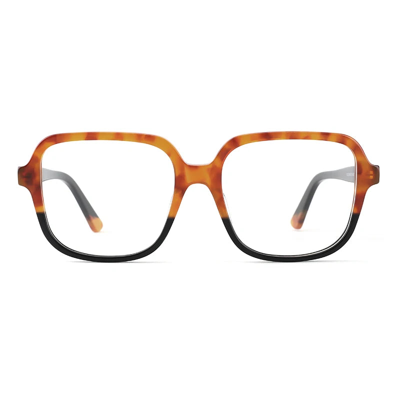 Fashionable Customized Acetate Square Over Size Glasses Eye Wear Super Hot Eyewear Acetate Eyeglasses