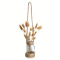 Wholesale American Style and Glass Vases Ornaments Hemp Rope Vases Handcrafted Creative Water Cultured Retro Vases