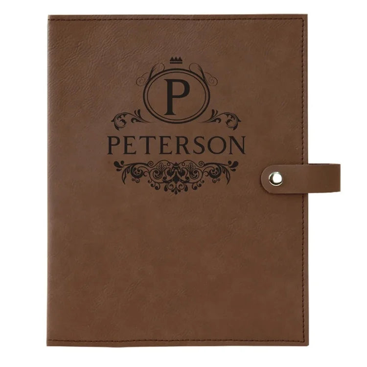 Personalized Custom Laserable Engraved Faux Leather Bible Cover Couverture De La Bible Leatherette Book Cover With Snap Closure