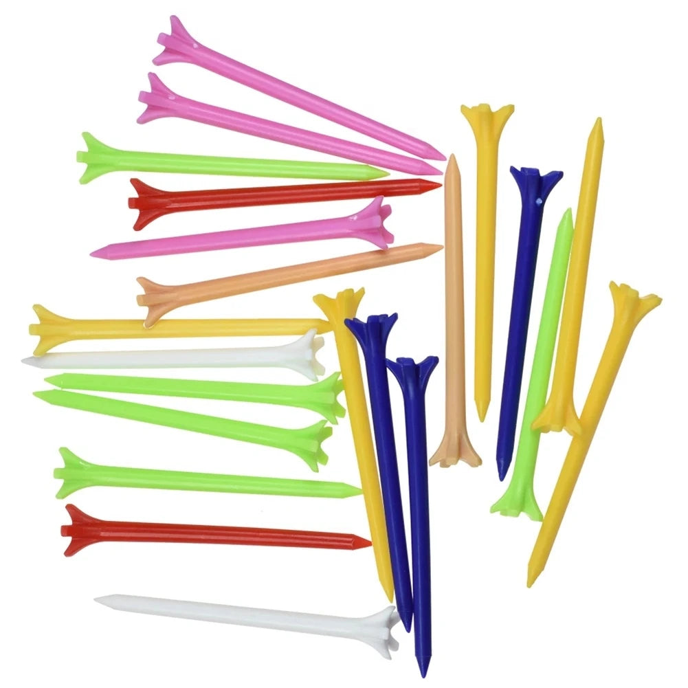 Wholesale Professional 70mm Golf Tees 5 Prong 5 Claw Durable Plastic Ball Holder Less Resistance Practice Tool