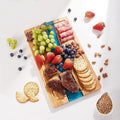 Popular Olive Wood Splicing Epoxy Resin Chopping Board Ins Wind Net Red Models Photographic Artifacts Posing for the Plate Show