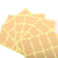 Paper Sticker Custom Printing Brown Decoration Adhesive Packing Label Kraft Paper Stickers