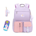 Korean Version of Backpack Grade 1 to 6 Light Weight and Spine Care Girls and Girls Backpack New Backpack Schoolbag