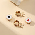 JFRB088 Heart Cloth Brass Button Cover Cufflinks Silicone Rubber Push Start Button Covers For Women Shirts