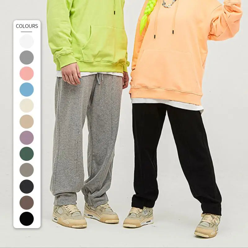 2024 New Arrival Sports Wear SweatPants 330g 100% Cotton Workout Pants