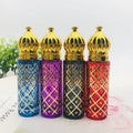 5ml 6ml 8ml 10ml Portable Small Reusable Roll on Bottle Matte Glass Roll on Bottle with Stainless Steel Roller Ball