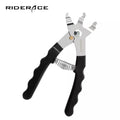 RIDERACE Bike Chain Magic Button Clamp Remover Cycling Chain Hook Connect Chain Repair Tools 2 in 1 Master Link Pliers trident