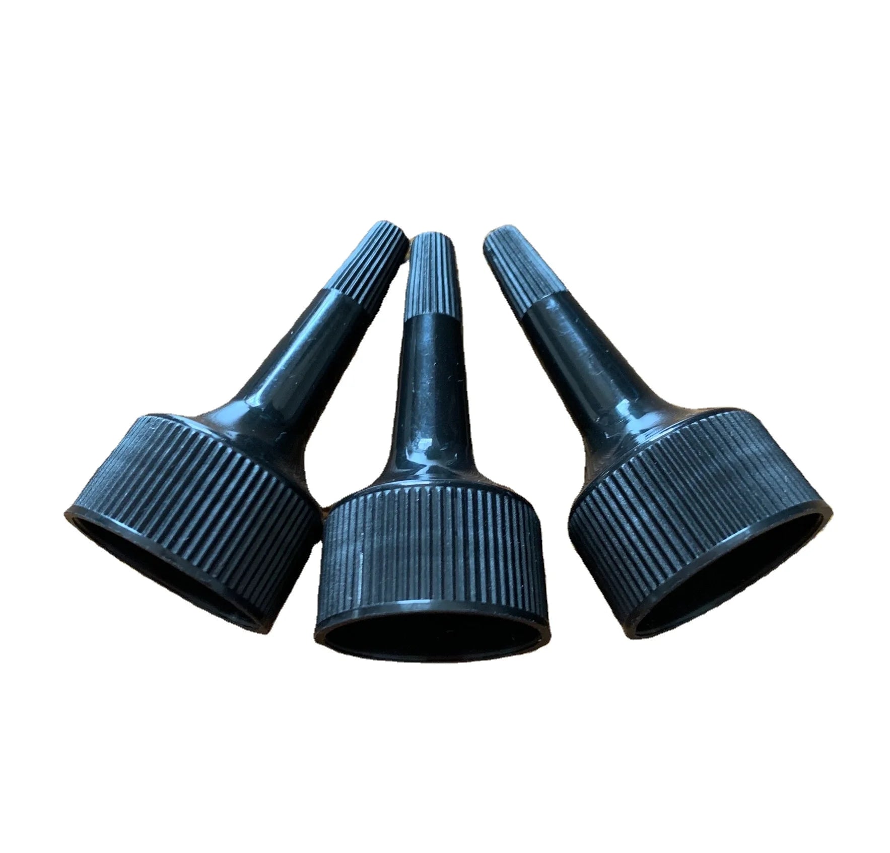 24-410 PP Plastic Non Spill Point Tapered Nozzle Head Spout Dropper Caps for Industrial Chemical Bottles