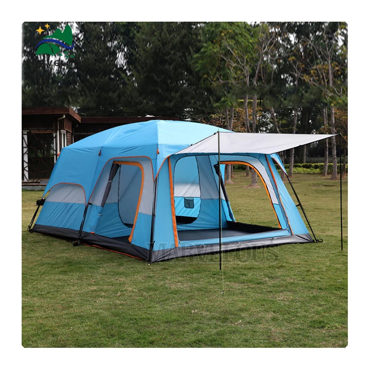 Large Camping Tent House 8 Person Outdoor Tents for Camping Waterproof Easy Setup Hot Tent MegaBDM