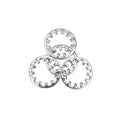 Round Flat Teeth Washer with Internal Teeth