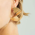 Wholesale Wholesale Hot Trend Western Metal Irregular Geometric S Sequin Fashion Gold Jewelry Earrings for Women