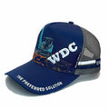 Customized Australia Country Trucker Hats With 2 Stripe 5 Panel 3D Embroidery  logo Caps  Label  Mesh