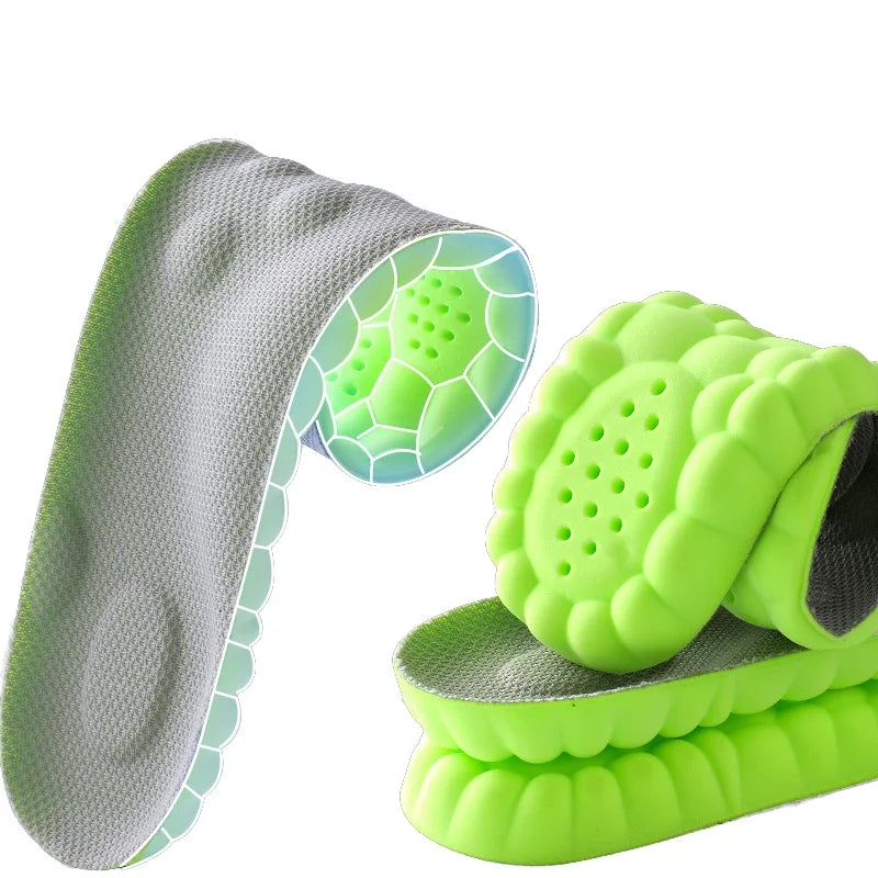 Memory Foam Orthotic PU Arch Support Insoles for Proper Foot Alignment