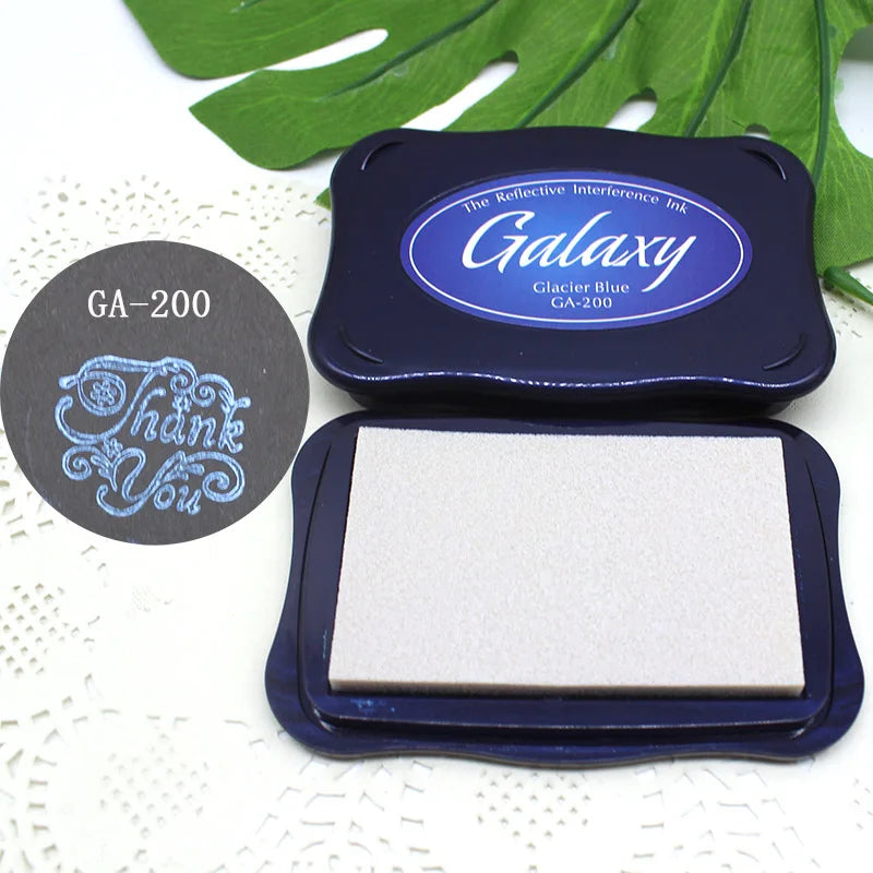 Plastic Reflective Interference Ink Pad for Kids DIY Handicrafts Card Making