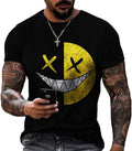 Fitspi Wholesale Men's T-shirt 3d Funny Graphic Print Tshirt Casual Crew Neck Short Sleeves T Shirt Dropshipping for