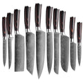 Stainless Steel Kitchen Knives Set Japanese Chef Knife Laser Pattern Utility Paring Santoku Slicing Knife Health