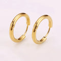Hot Sale Gold Plated Round Earrings Stainless Steel Small Hoop Earrings for Women Men