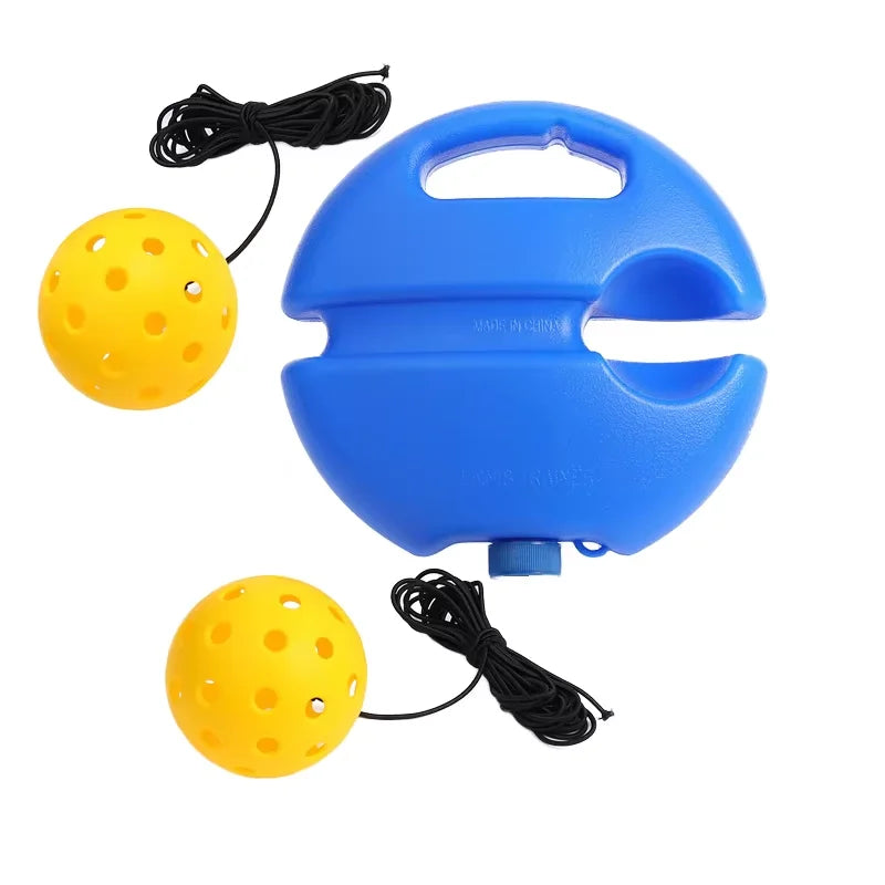 Wholesale Custom Plastic Pickleball Ball Tennis Training Base Accessory Outdoor Single Trainer Pickleball Rebounder Training Aid