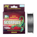 CHILENT Strong Strength 4 Strand 8 Strands PE Braided Fishing Line 100 m 0.4#-10.0# Multifulament Long Shot Smooth Fishing Wire