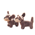 15cm Cartoon Soft Stuffed Animal Toys Charm Key Chains Hanging Keyring Cute Sausage Dog Plush Doll Bag Pendant Gift Keychain