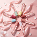 CAIYA in Stock 7ml Clear Lip Tint Bottle Empty Round Custom Logo Lipgloss Packaging Transparent Big Wand Brush Lip Gloss Tubes