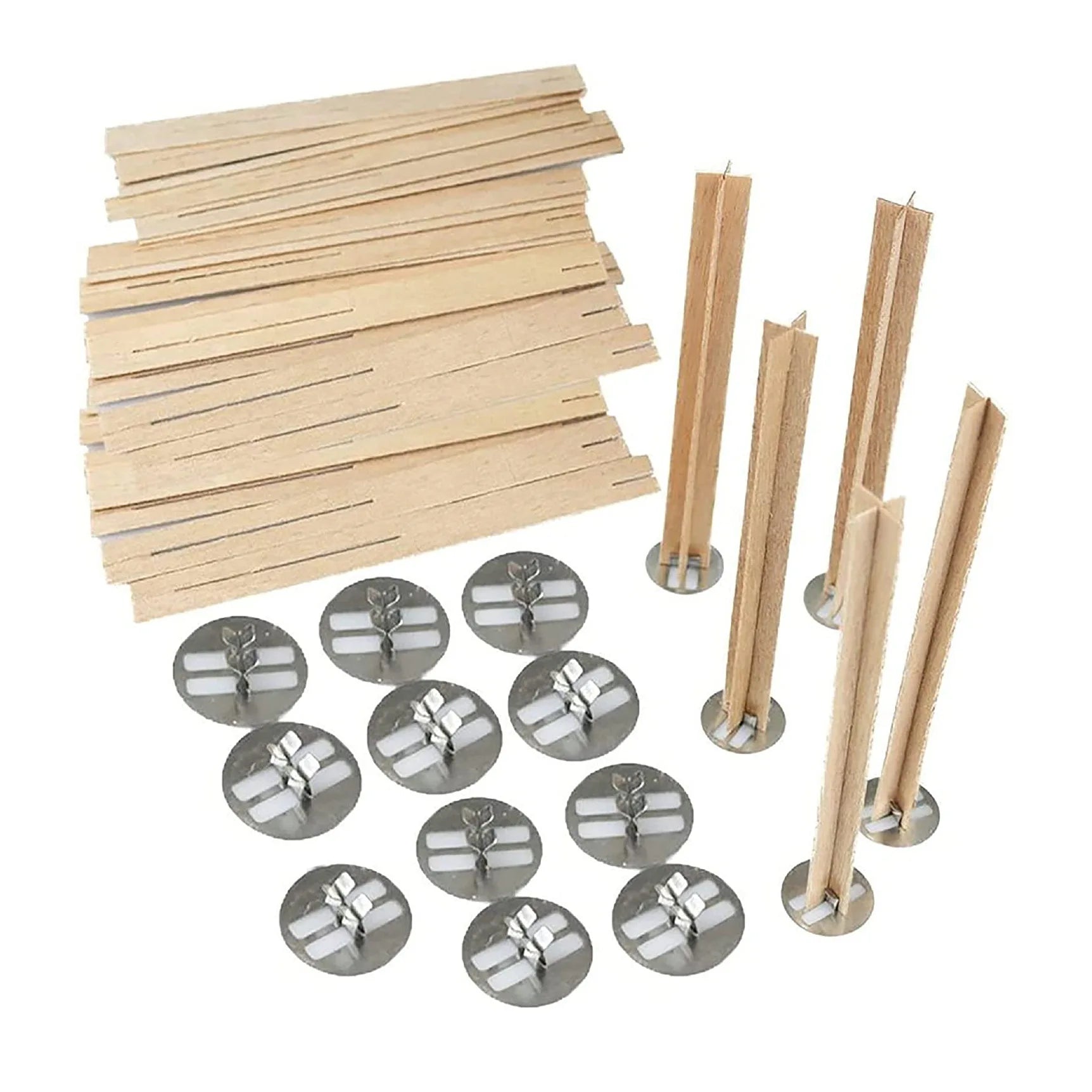 Wholesale Wooden Wick Candle Wicks for Candle Making Wood Wicks With Metal Holder